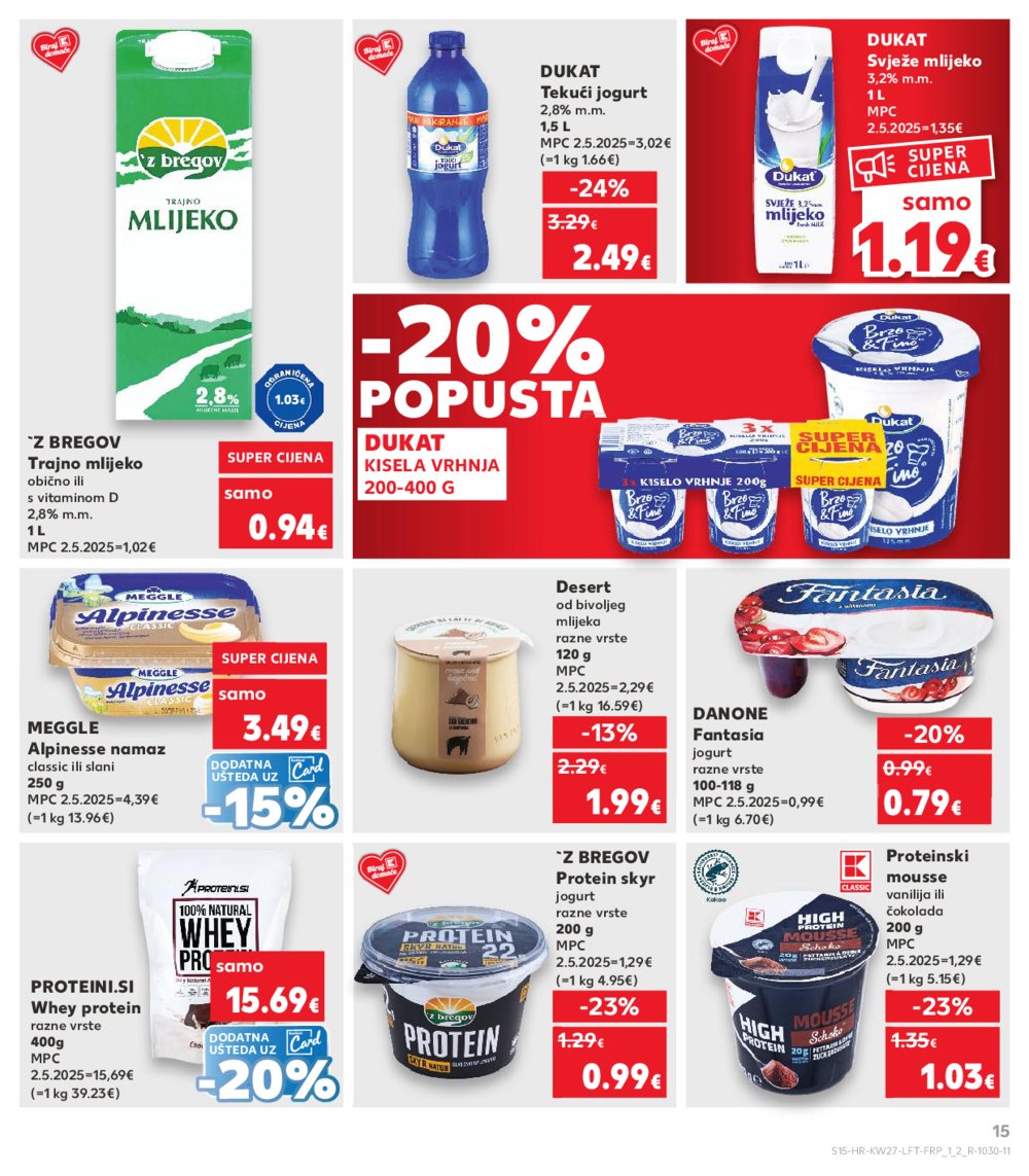 Kaufland katalog Akcija 02.07.-08.07.2025. VG, Po, Ro, Vo, Vu, DS, Ma