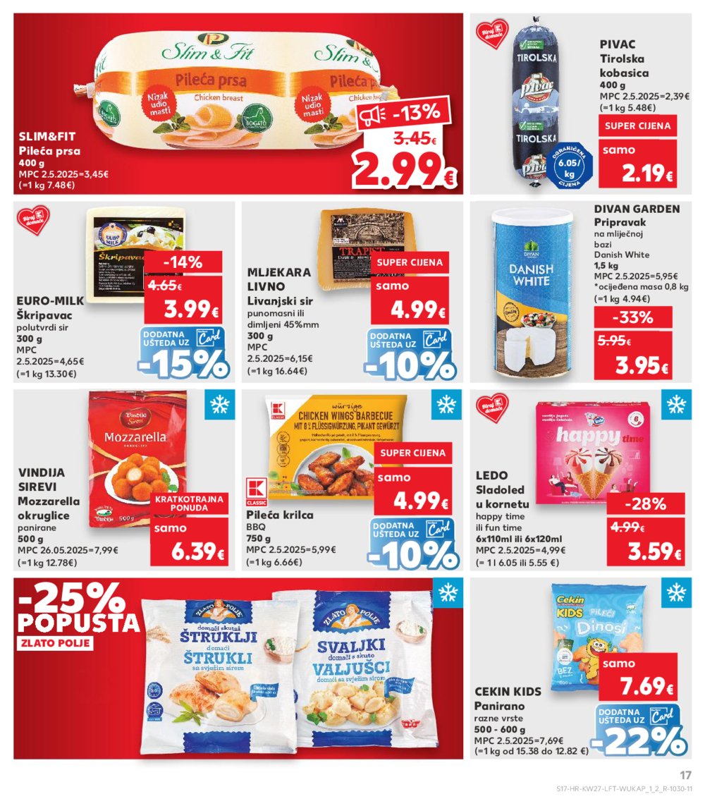 Kaufland katalog Akcija 02.07.-08.07.2025. VG, Po, Ro, Vo, Vu, DS, Ma