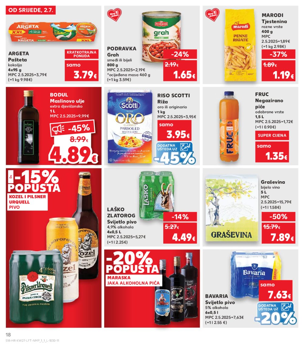 Kaufland katalog Akcija 02.07.-08.07.2025. VG, Po, Ro, Vo, Vu, DS, Ma