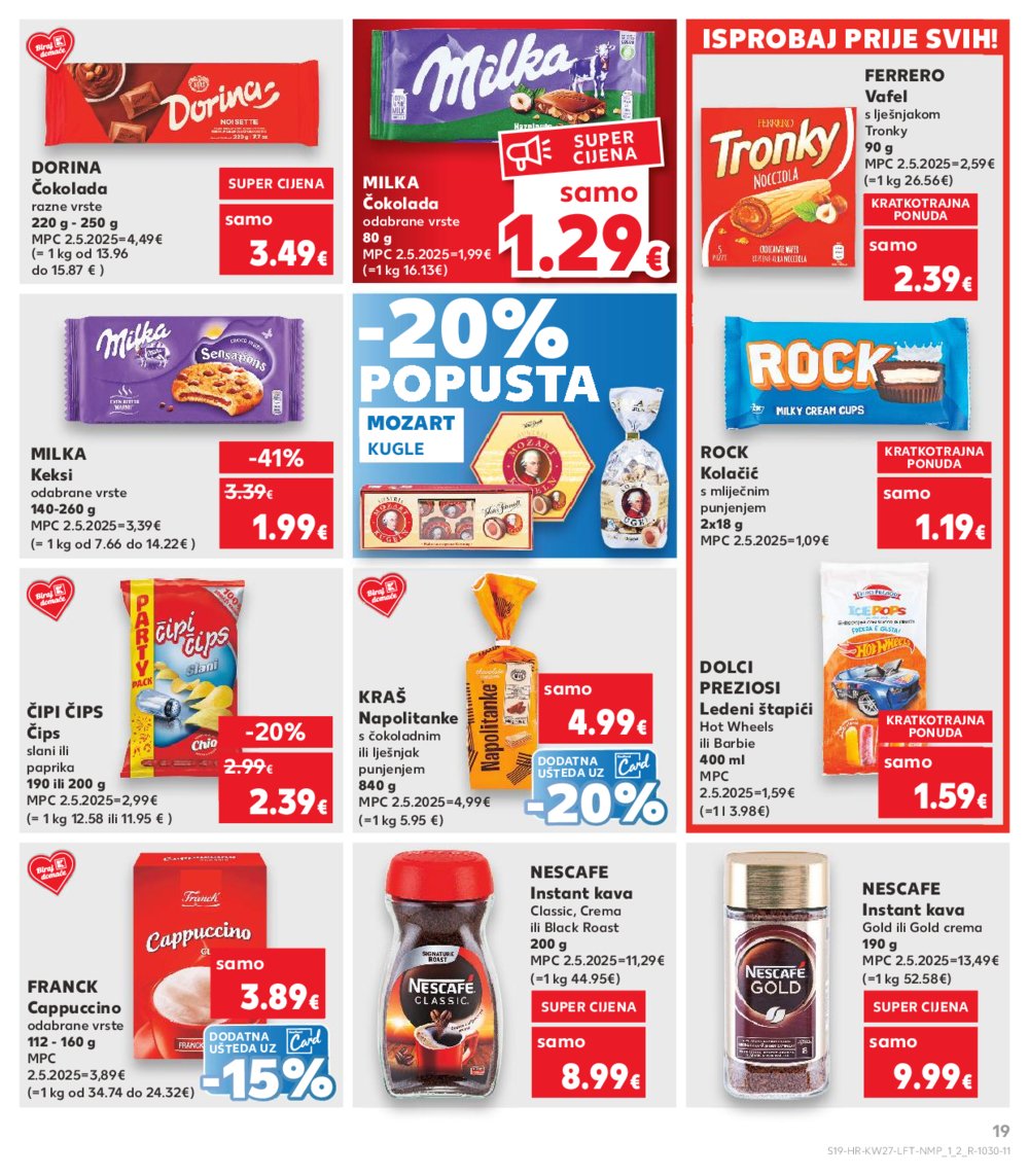 Kaufland katalog Akcija 02.07.-08.07.2025. VG, Po, Ro, Vo, Vu, DS, Ma
