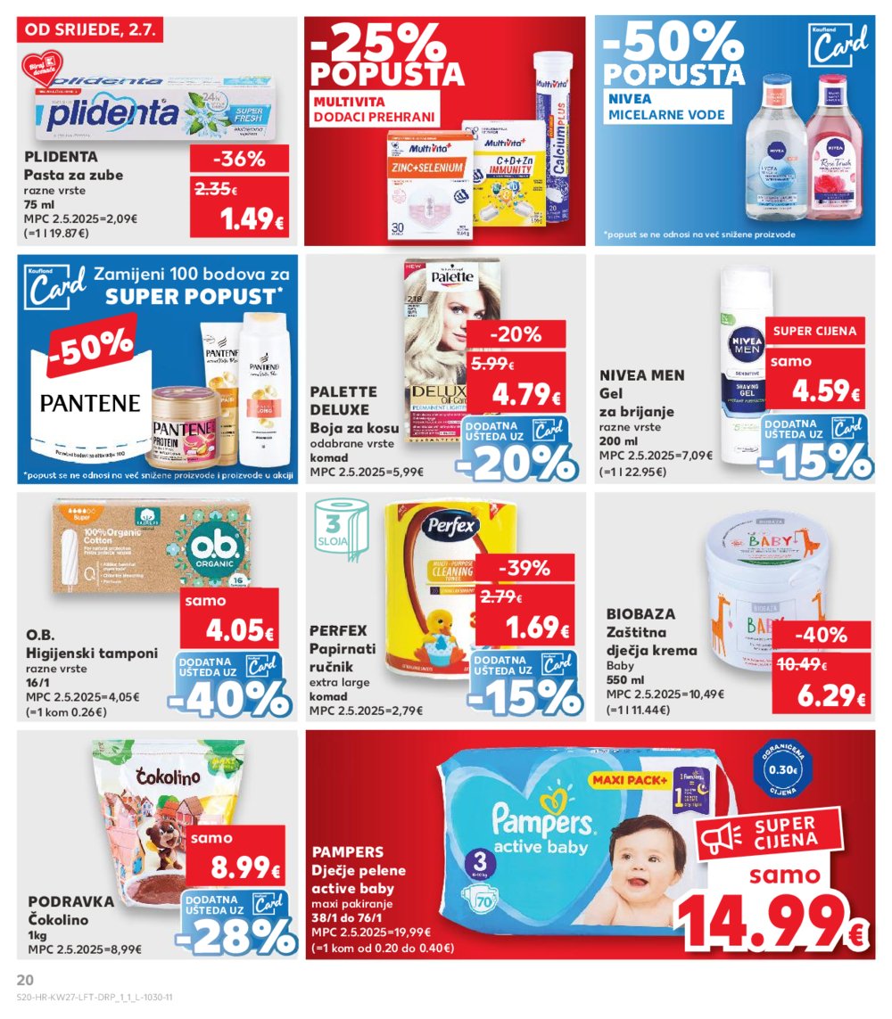 Kaufland katalog Akcija 02.07.-08.07.2025. VG, Po, Ro, Vo, Vu, DS, Ma