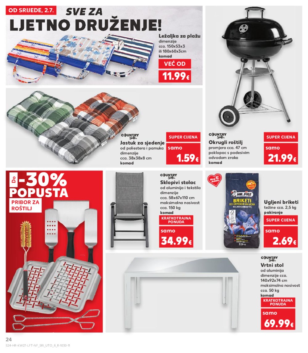Kaufland katalog Akcija 02.07.-08.07.2025. VG, Po, Ro, Vo, Vu, DS, Ma