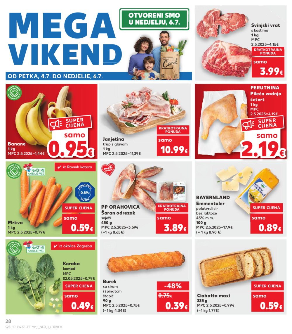 Kaufland katalog Akcija 02.07.-08.07.2025. VG, Po, Ro, Vo, Vu, DS, Ma