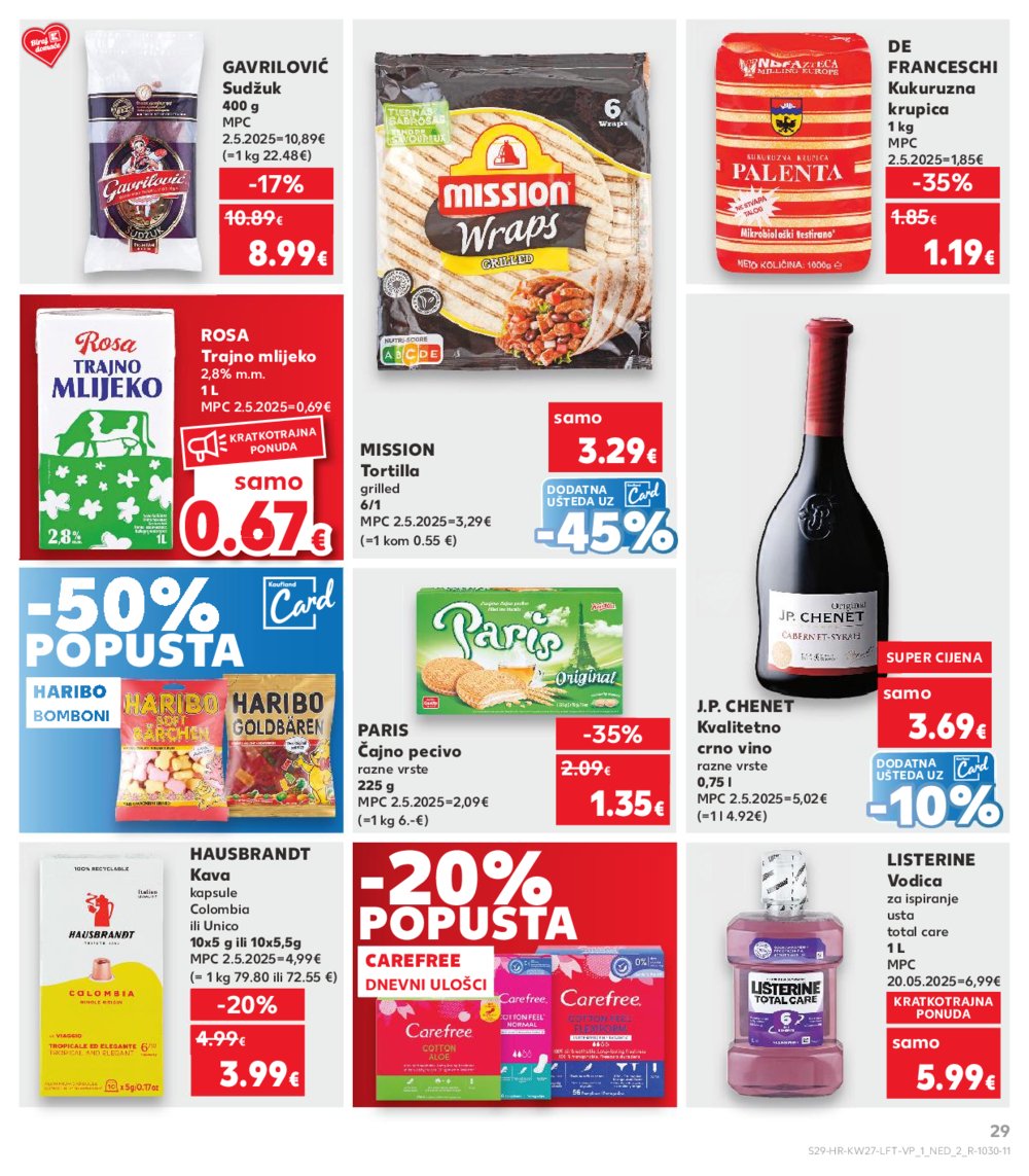 Kaufland katalog Akcija 02.07.-08.07.2025. VG, Po, Ro, Vo, Vu, DS, Ma