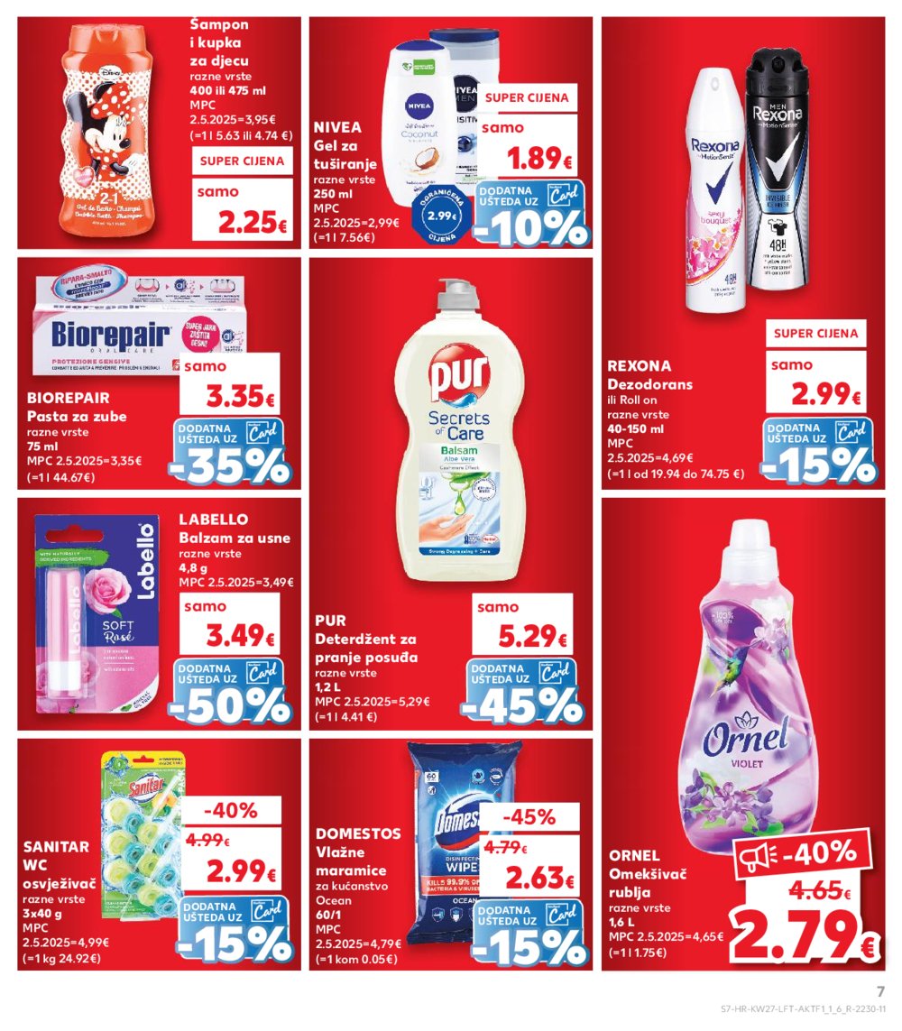 Kaufland katalog Akcija 02.07.-08.07.2025. VG, Po, Ro, Vo, Vu, DS, Ma