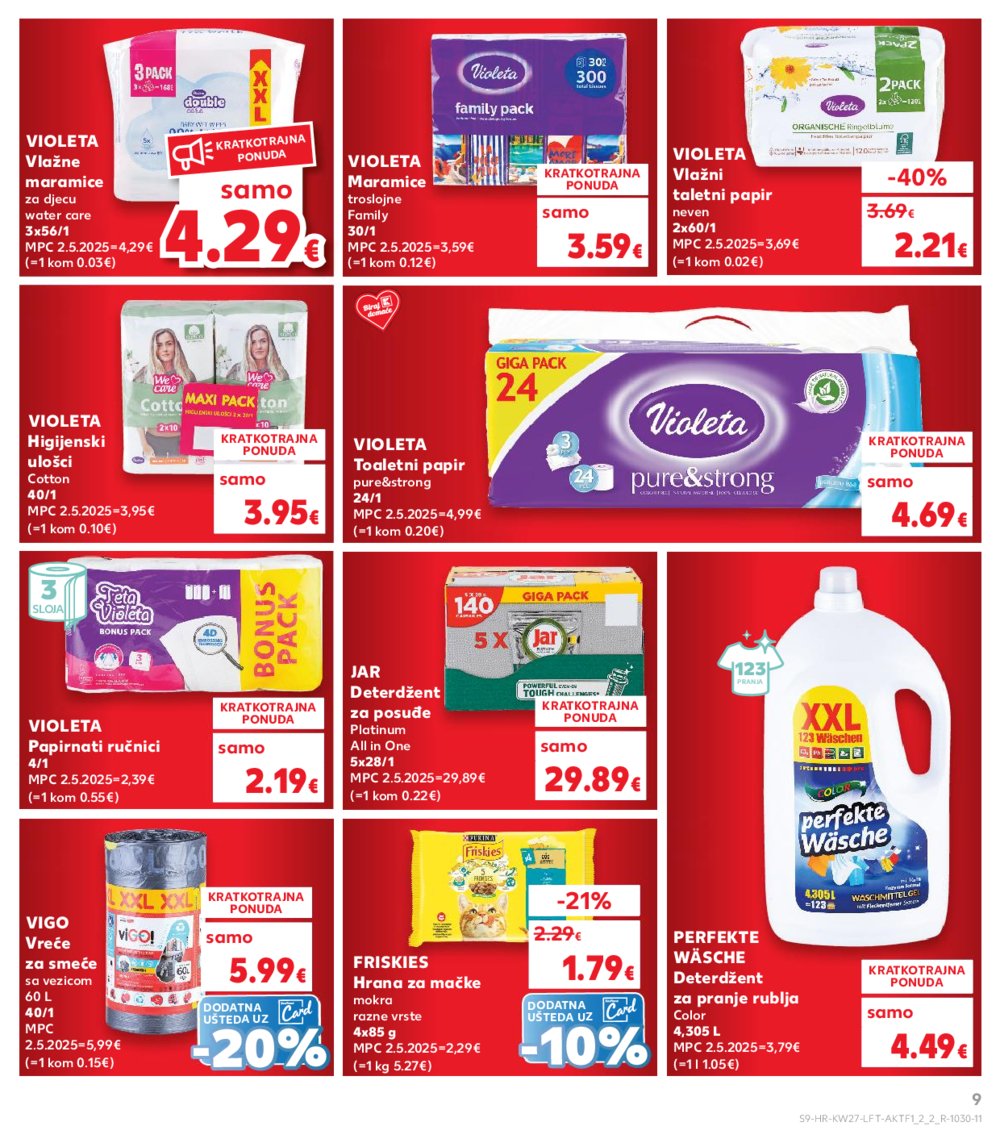 Kaufland katalog Akcija 02.07.-08.07.2025. VG, Po, Ro, Vo, Vu, DS, Ma