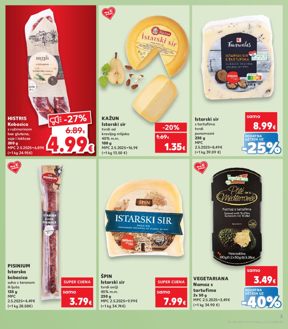 Kaufland katalog Kaufland marke 02.07.-08.07.2025. Odabrane poslovnice