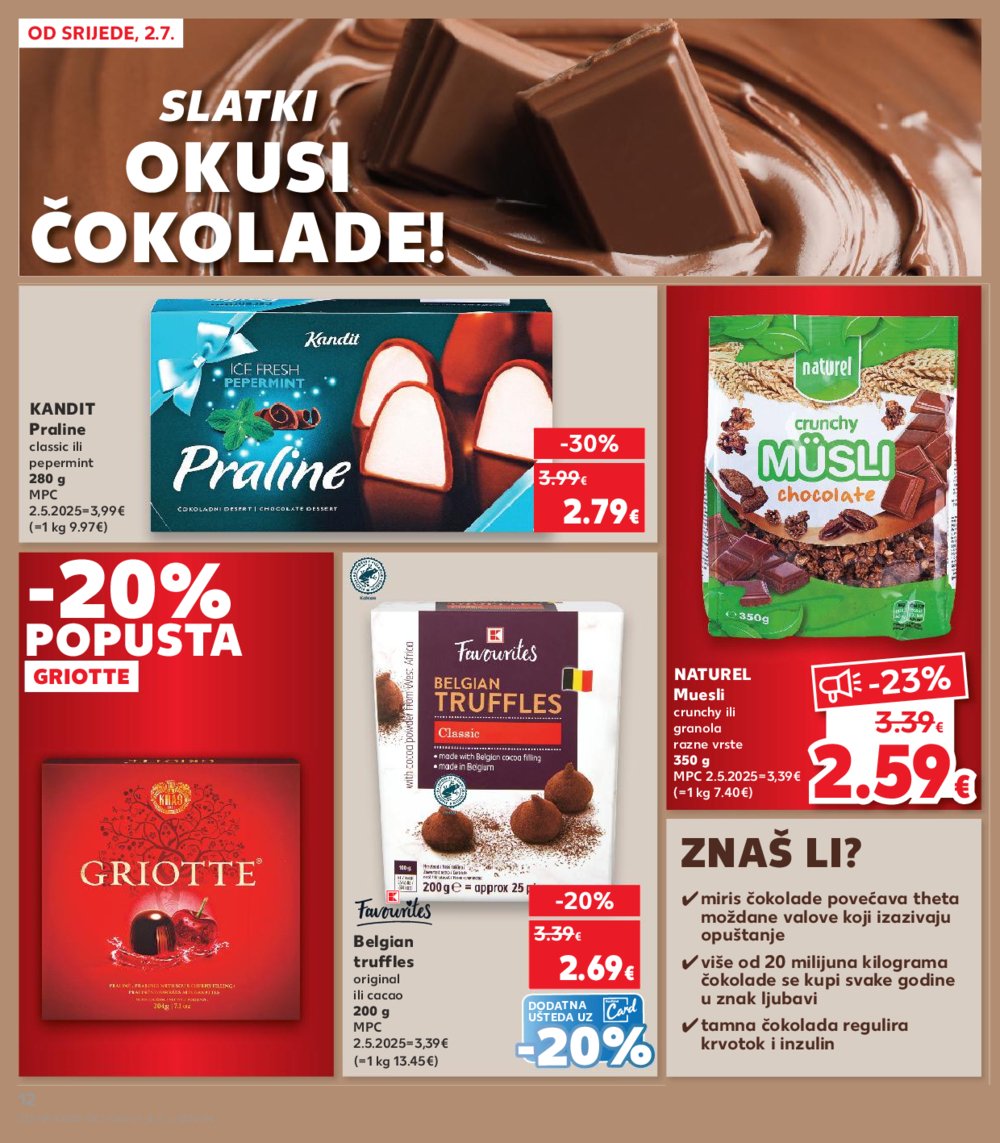 Kaufland katalog Kaufland marke 02.07.-08.07.2025. Odabrane poslovnice