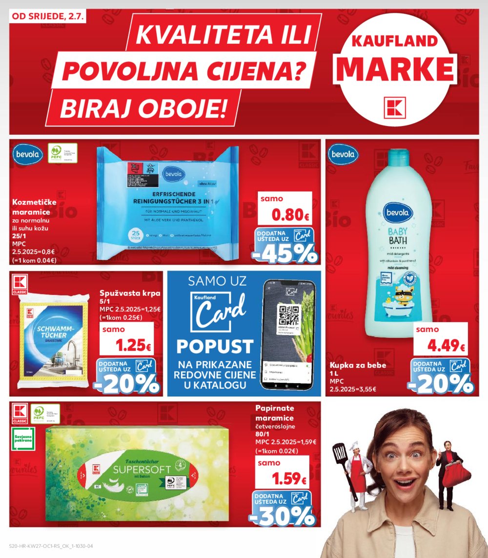 Kaufland katalog Kaufland marke 02.07.-08.07.2025. Odabrane poslovnice