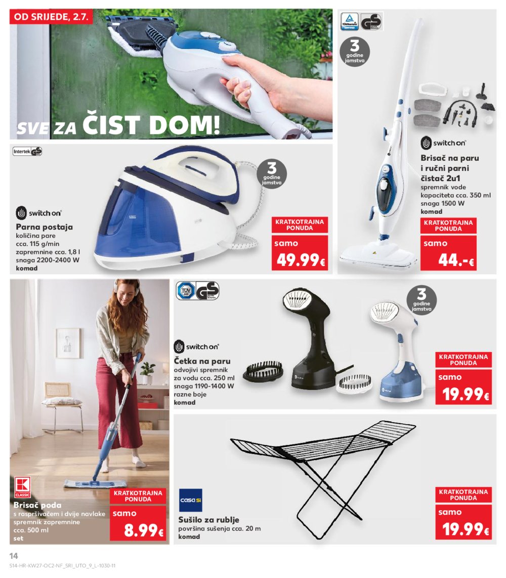 Kaufland katalog Neprehrambenih proizvoda 02.07.-08.07.2025. VG, Po, Ro, Vo, Vu, DS, Ma, Iv