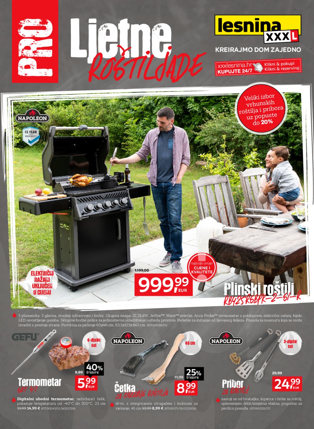 Lesnina katalog Proljetnje roštiljade 01. 07. 2025. - 27. 09. 2025.