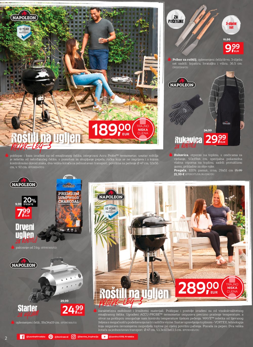 Lesnina katalog Proljetnje roštiljade 01. 07. 2025. - 27. 09. 2025.
