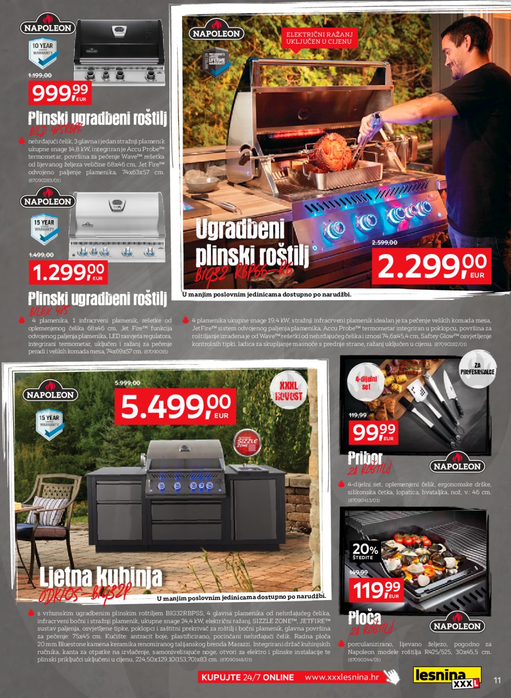 Lesnina katalog Proljetnje roštiljade 01. 07. 2025. - 27. 09. 2025.