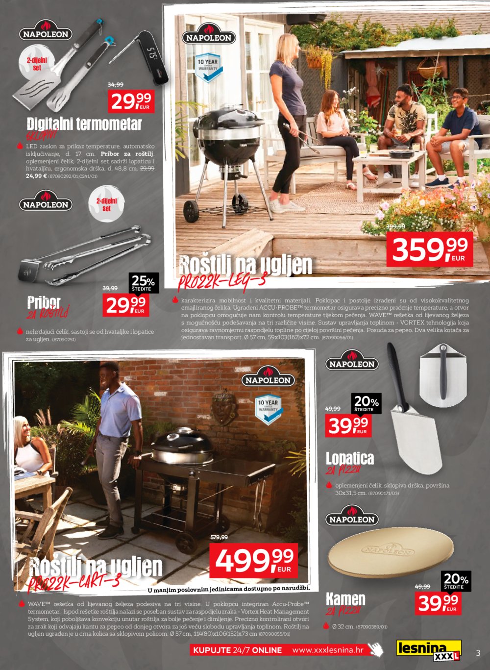 Lesnina katalog Proljetnje roštiljade 01. 07. 2025. - 27. 09. 2025.