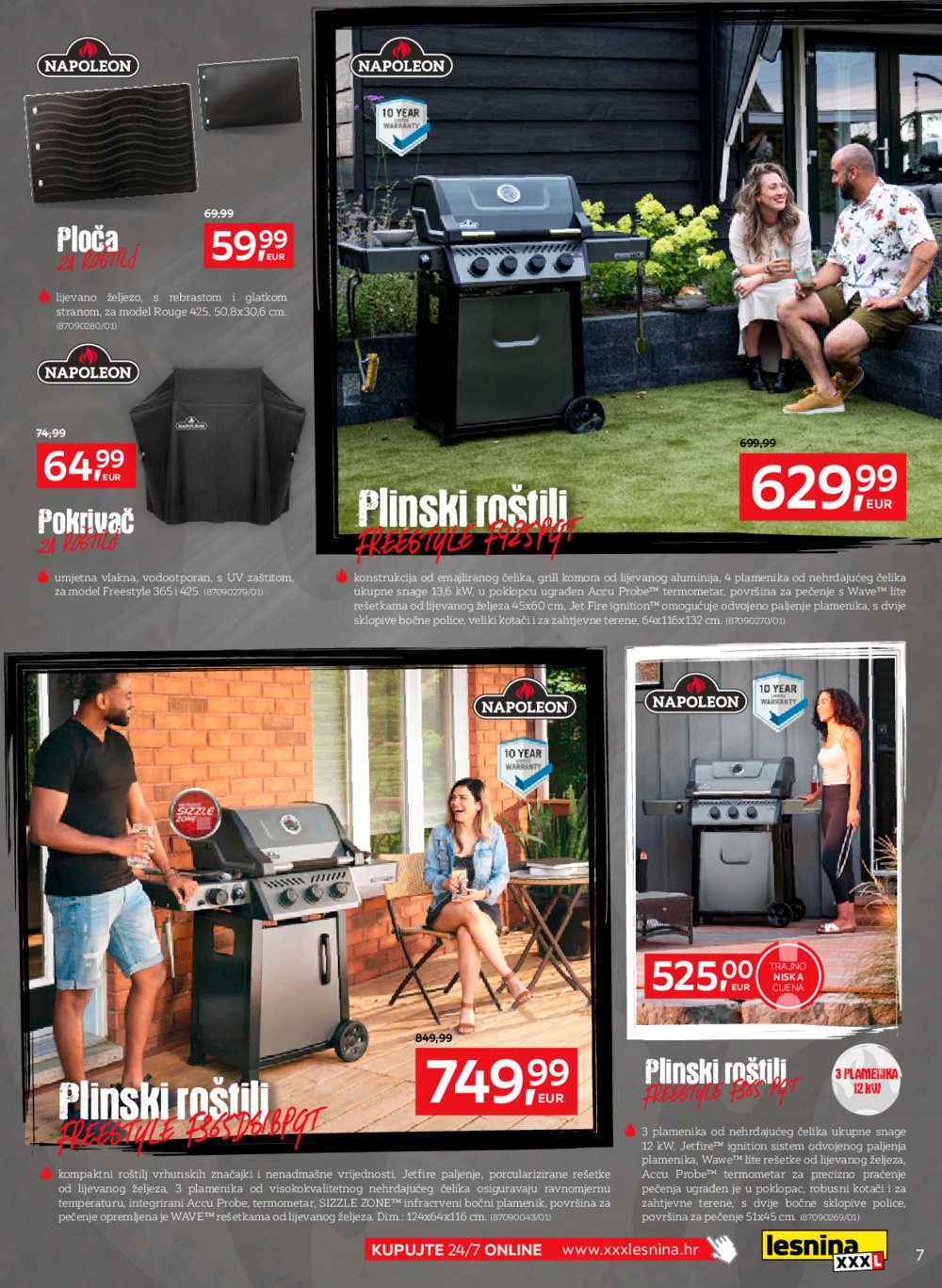 Lesnina katalog Proljetnje roštiljade 01. 07. 2025. - 27. 09. 2025.