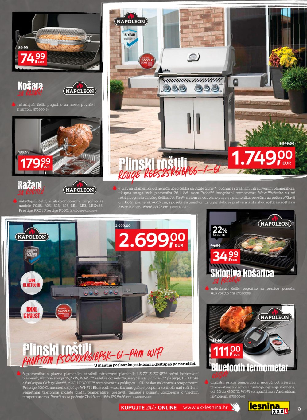 Lesnina katalog Proljetnje roštiljade 01. 07. 2025. - 27. 09. 2025.