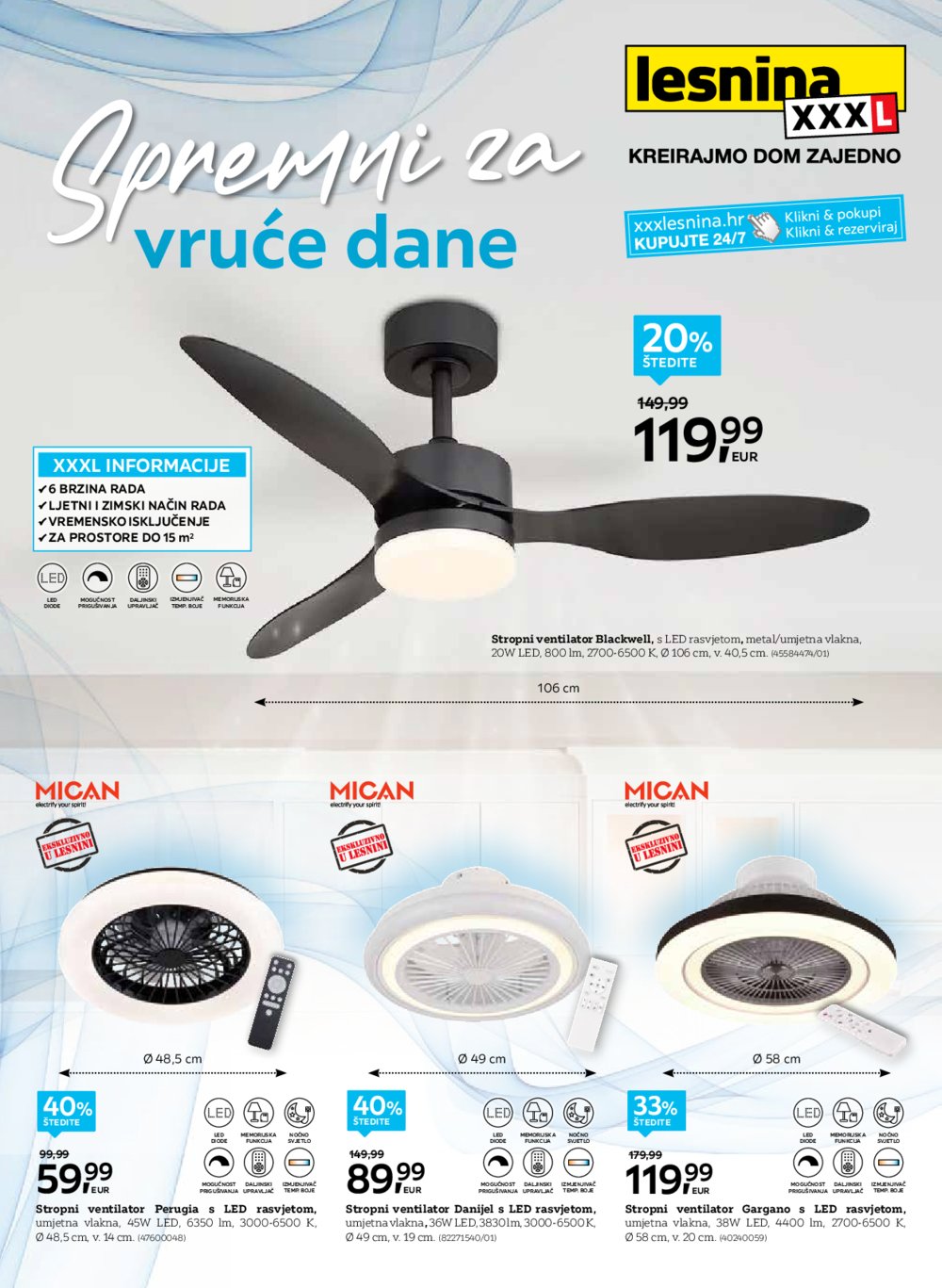 Lesnina katalog Spremni za vruće dane 02.06.2025. - 31.07.2025.