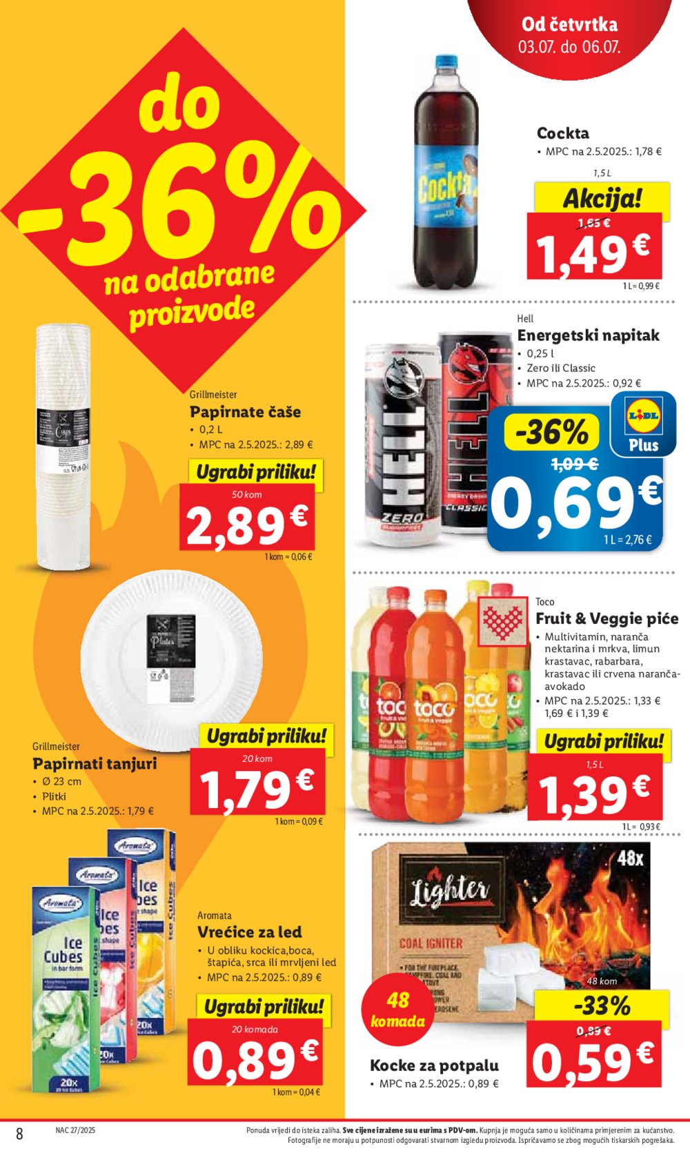 Lidl katalog Super ponuda od četvrtka 03.07. - 06.07.2025.