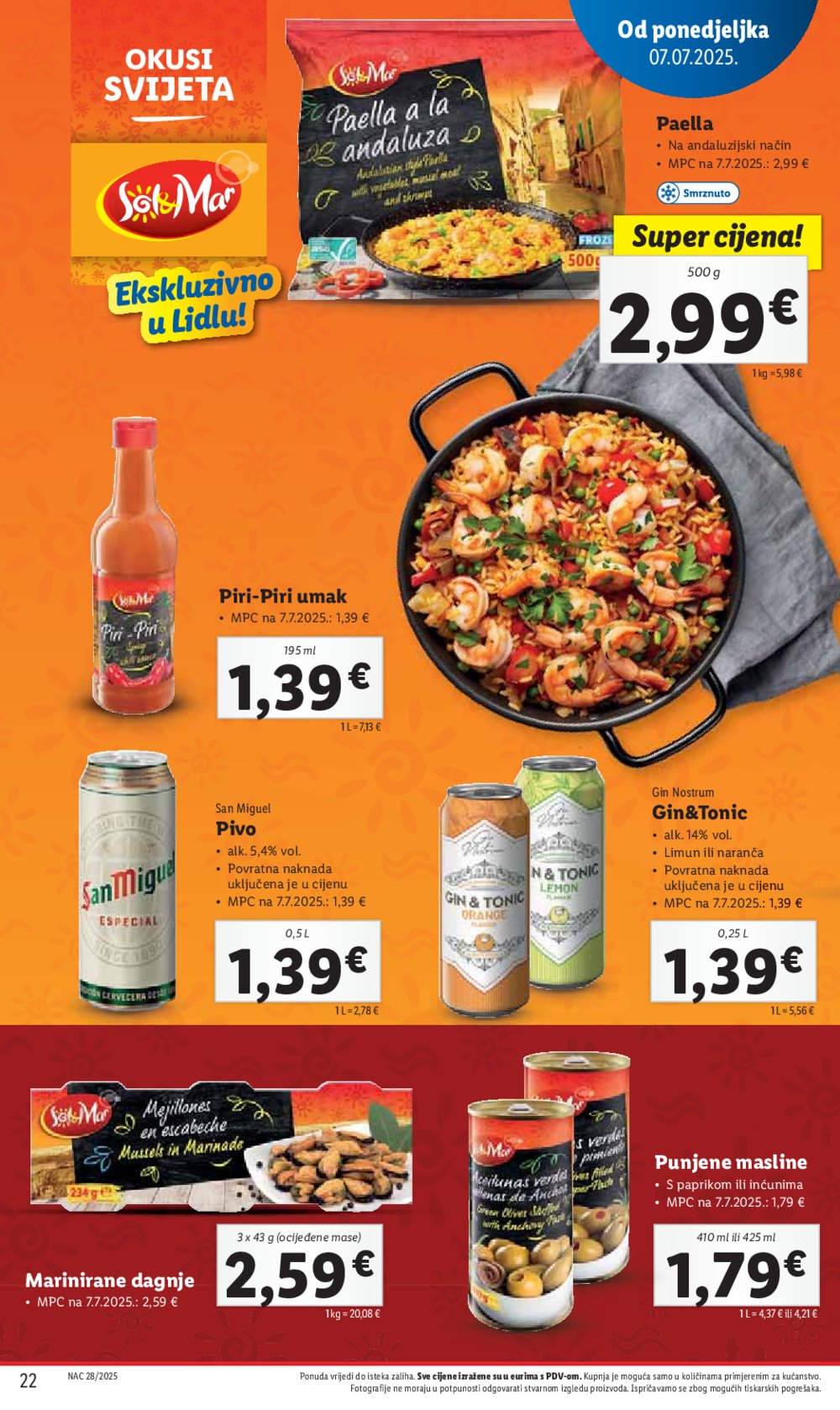 Lidl katalog Super ponuda od ponedjeljka 07.07.- 13.07.2025.