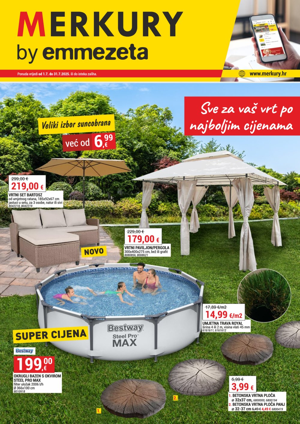 Merkury katalog 01. 07. - 31. 07. 2025.