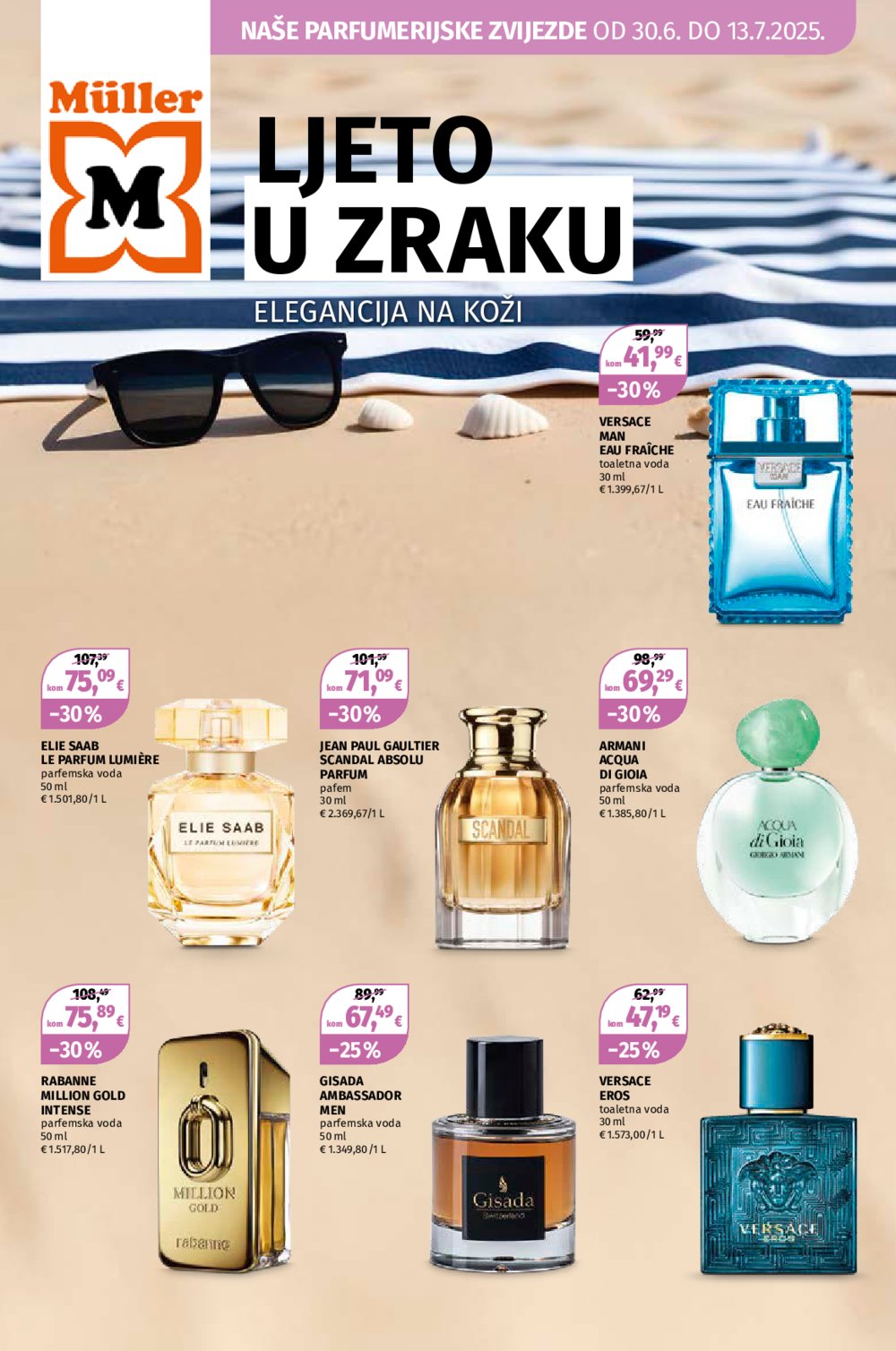 Muller katalog Parfumerijska ponuda 30.06.-13.07.2025.