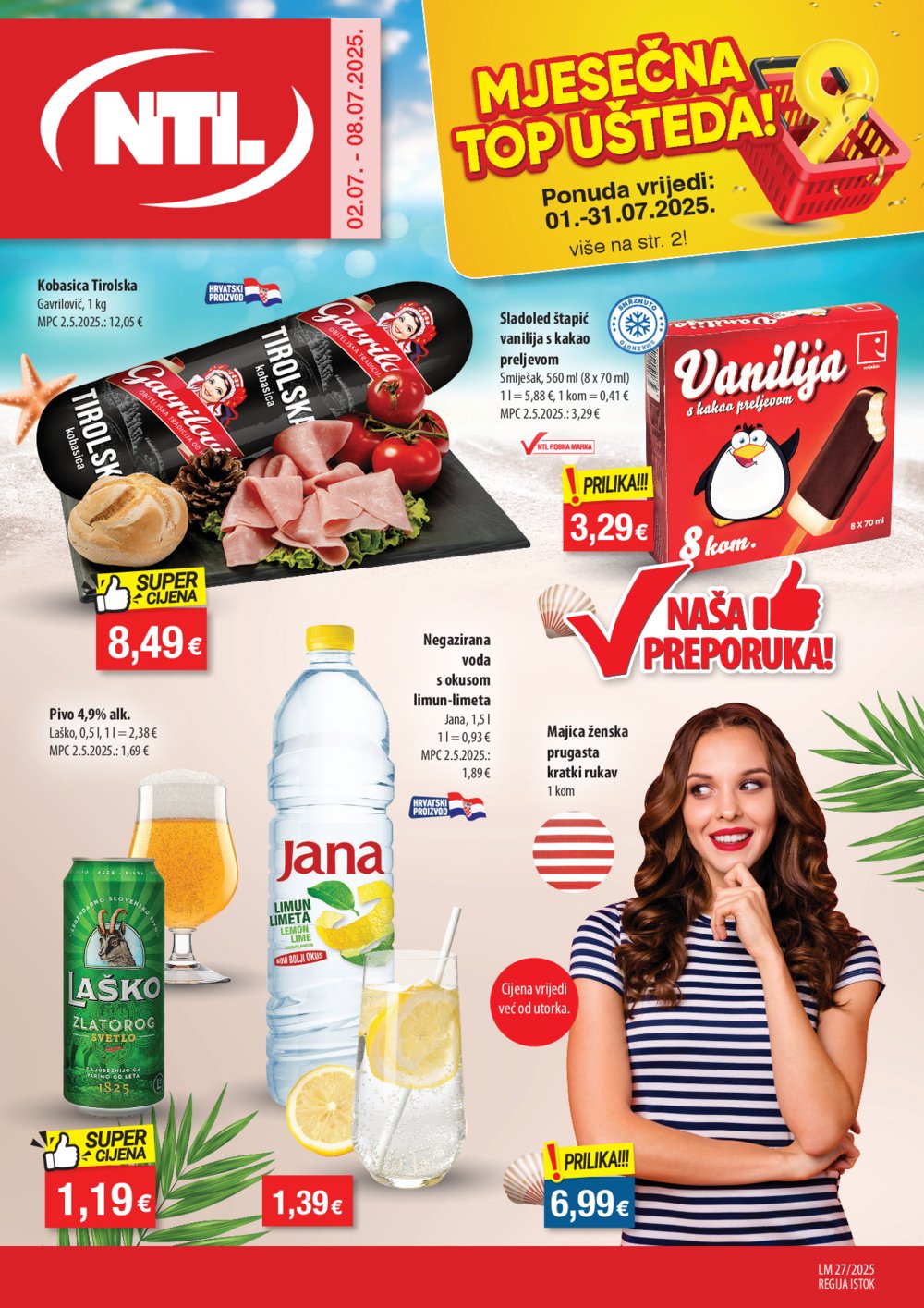 NTL katalog Akcija 02.07.-08.07.2025. Istok