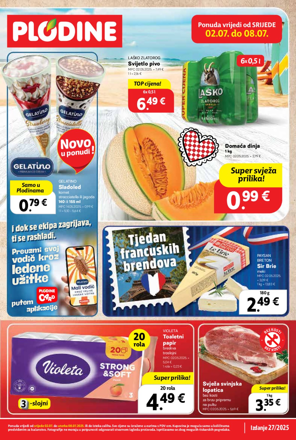 Plodine katalog Akcija 02.07.-08.07.2025.