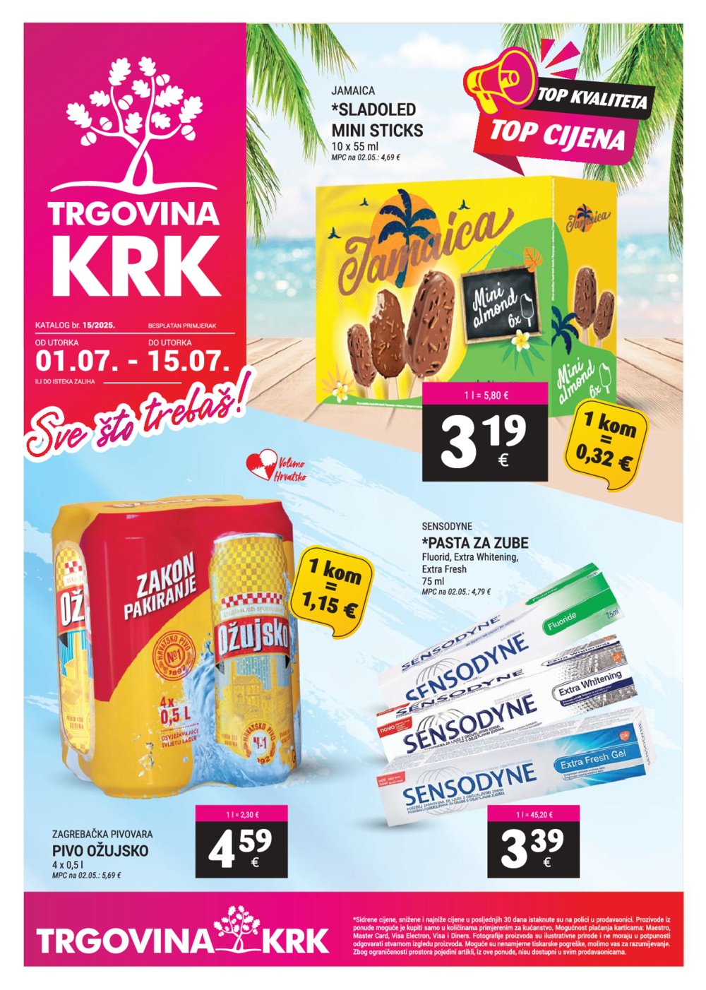 Trgovina Krk katalog 01.07. - 15. 07. 2025.