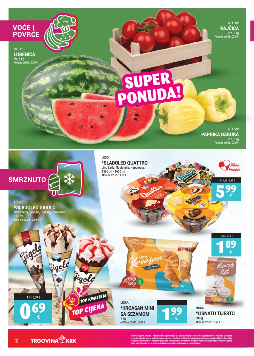 Trgovina Krk katalog 01.07. - 15. 07. 2025.