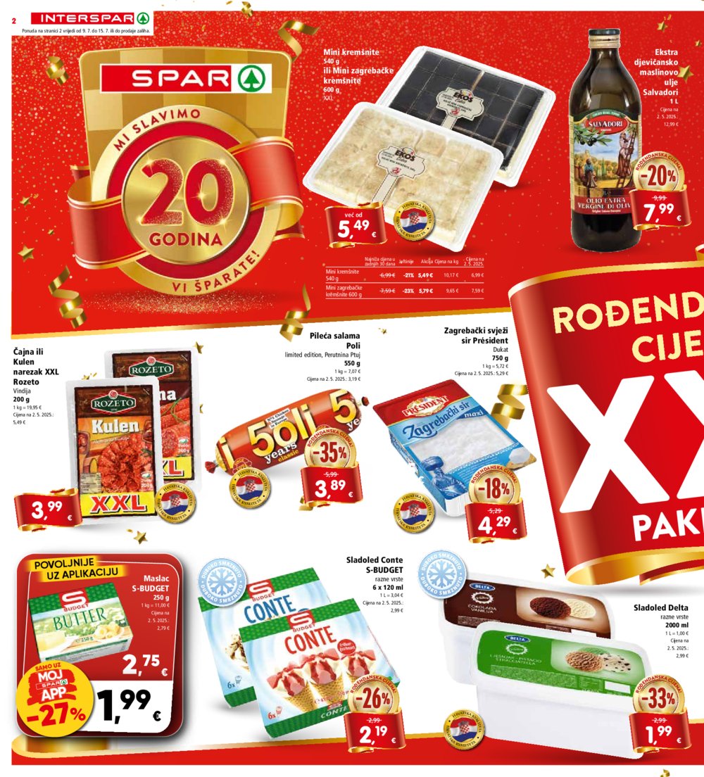 INTERSPAR katalog Akcija 09.07.-15.07.2025.