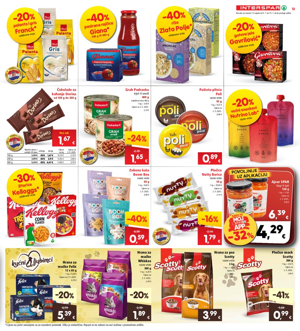 INTERSPAR katalog Akcija 09.07.-15.07.2025.