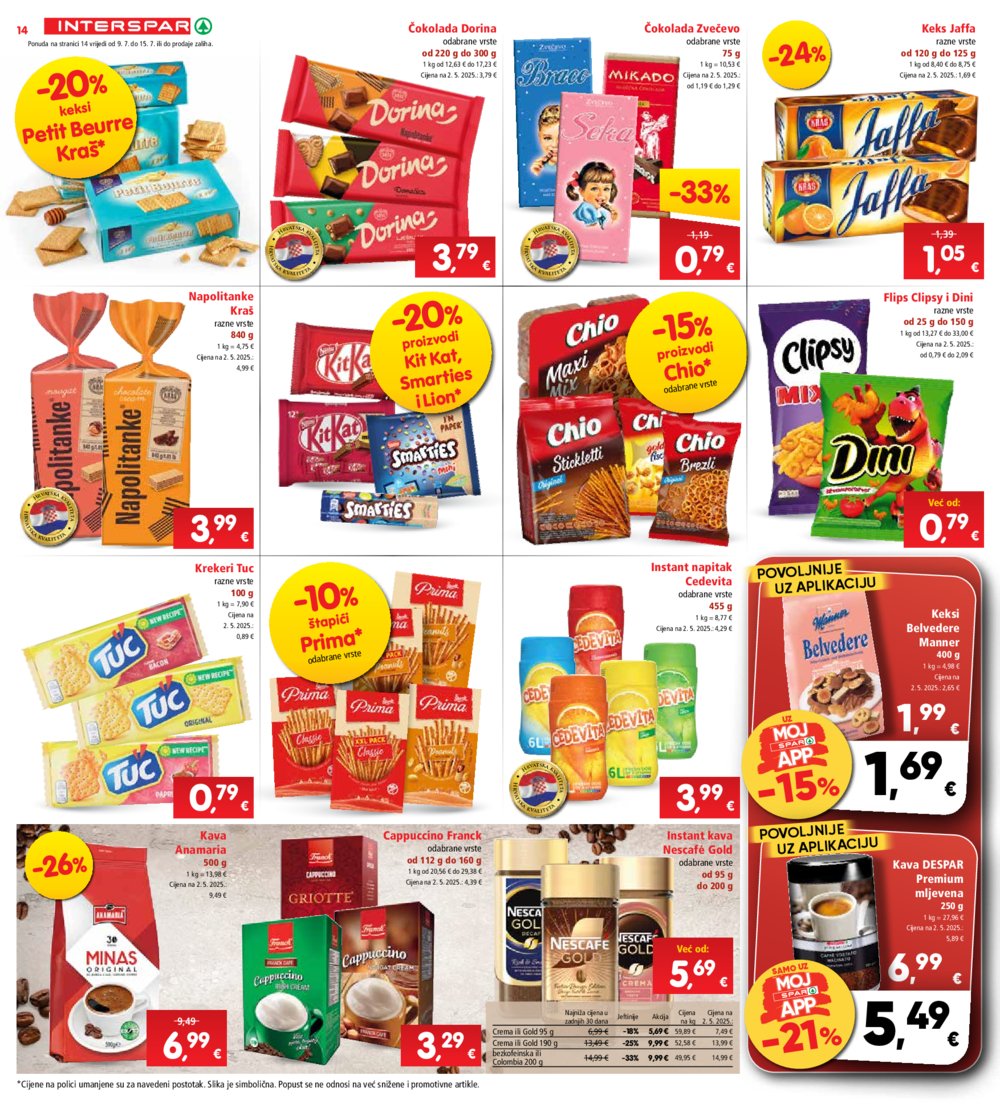 INTERSPAR katalog Akcija 09.07.-15.07.2025.