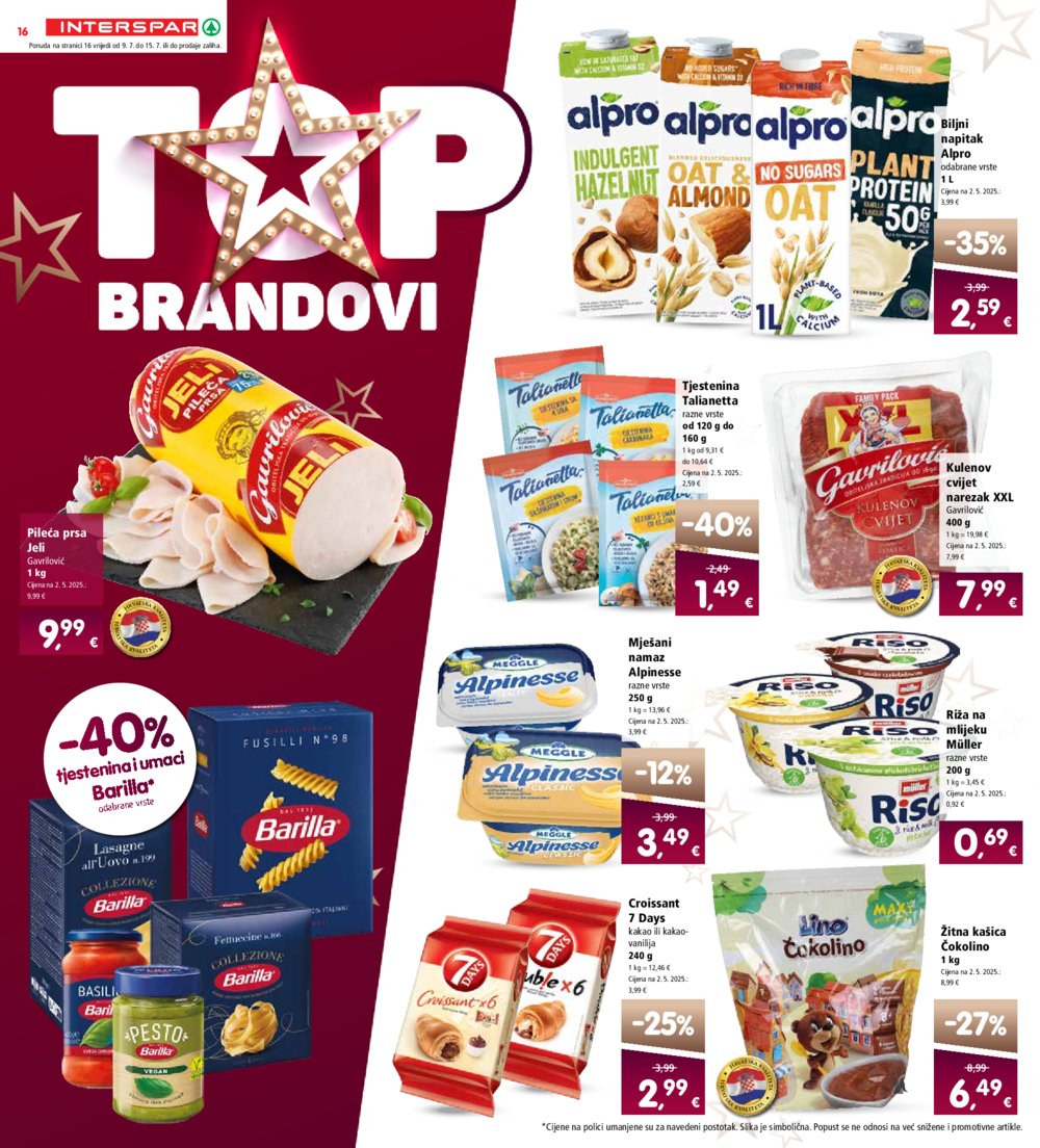 INTERSPAR katalog Akcija 09.07.-15.07.2025.