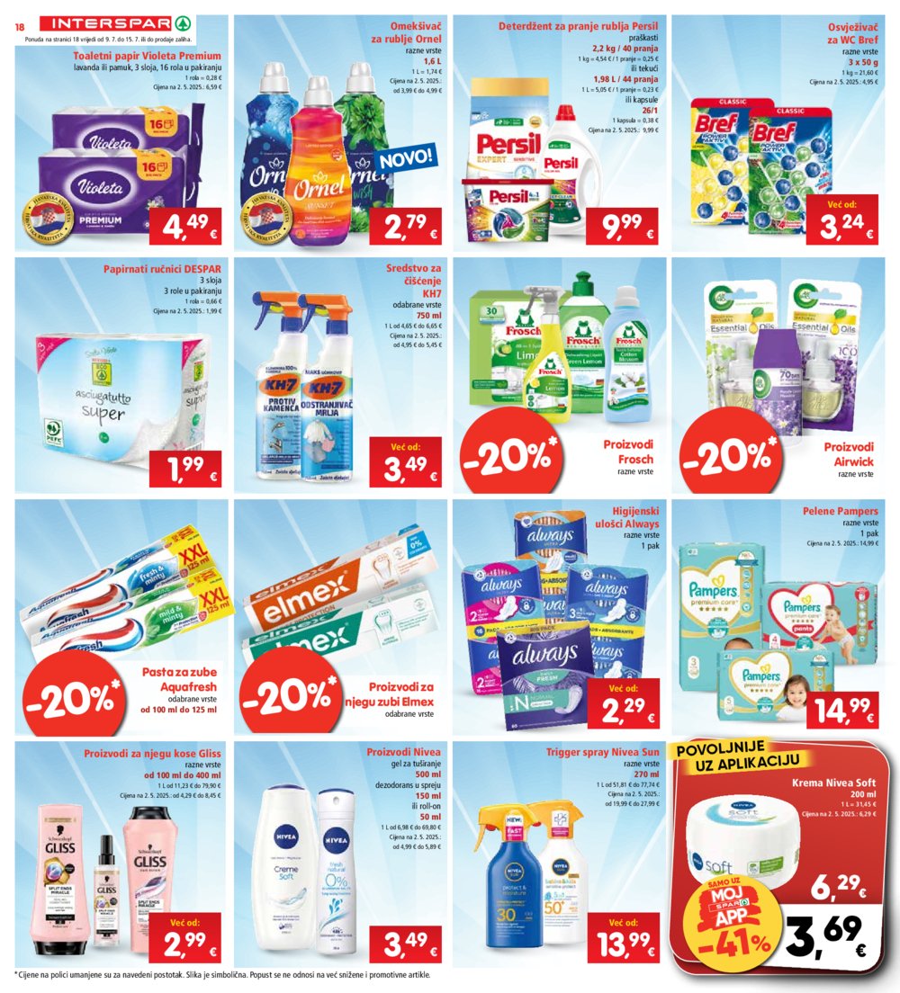 INTERSPAR katalog Akcija 09.07.-15.07.2025.