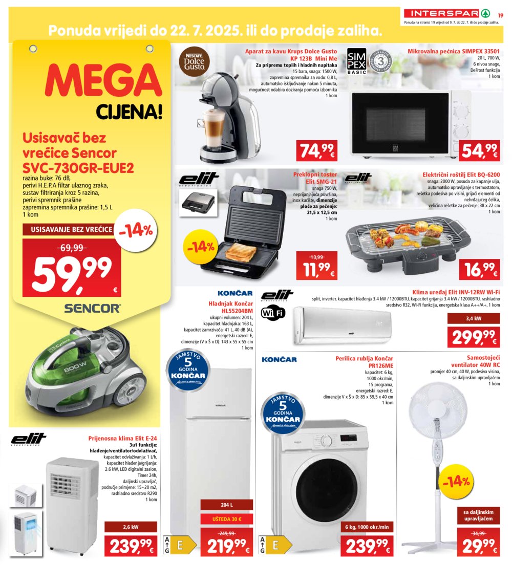 INTERSPAR katalog Akcija 09.07.-15.07.2025.
