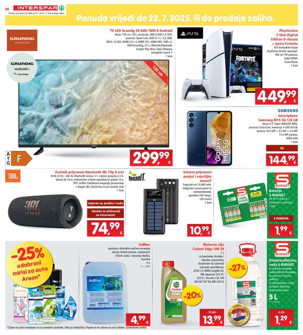 INTERSPAR katalog Akcija 09.07.-15.07.2025.