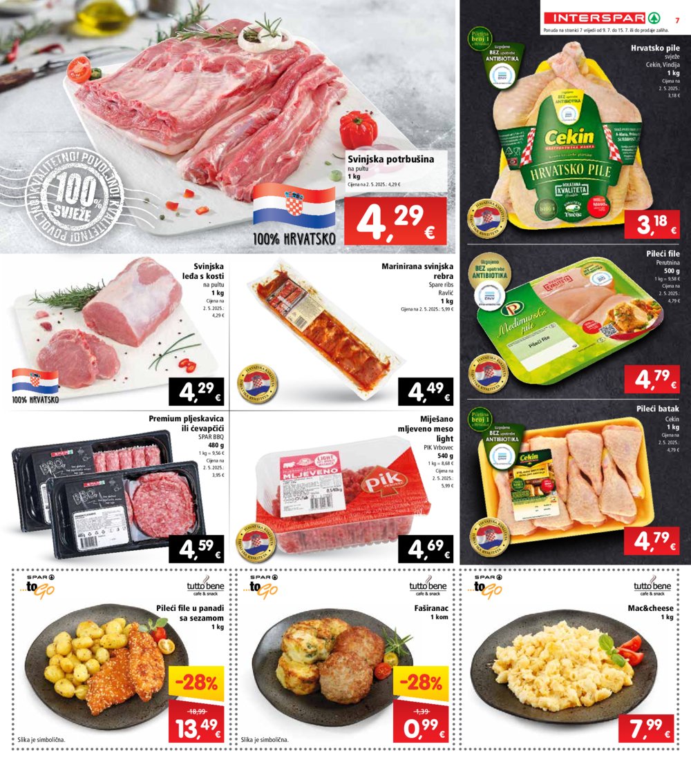 INTERSPAR katalog Akcija 09.07.-15.07.2025.