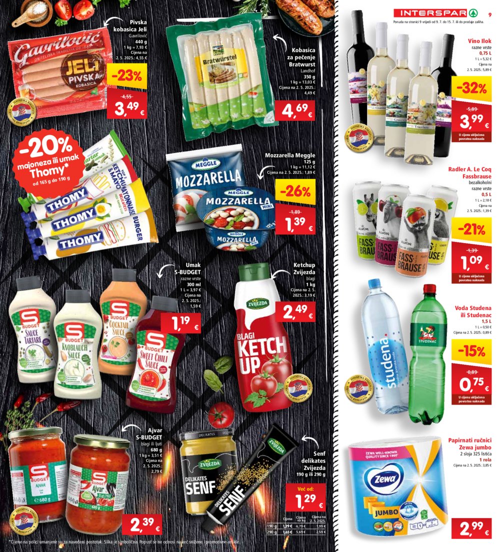 INTERSPAR katalog Akcija 09.07.-15.07.2025.