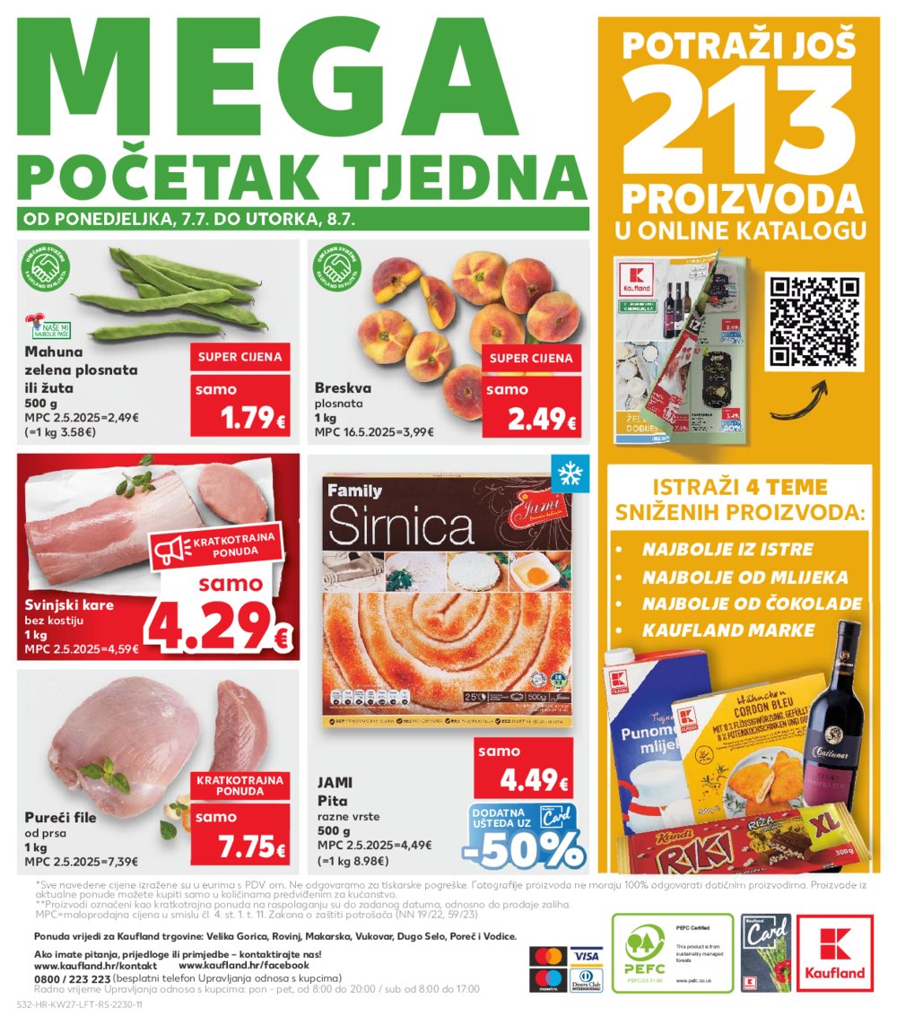 Kaufland katalog Akcija 02.07.-08.07.2025. VG, Po, Ro, Vo, Vu, DS, Ma