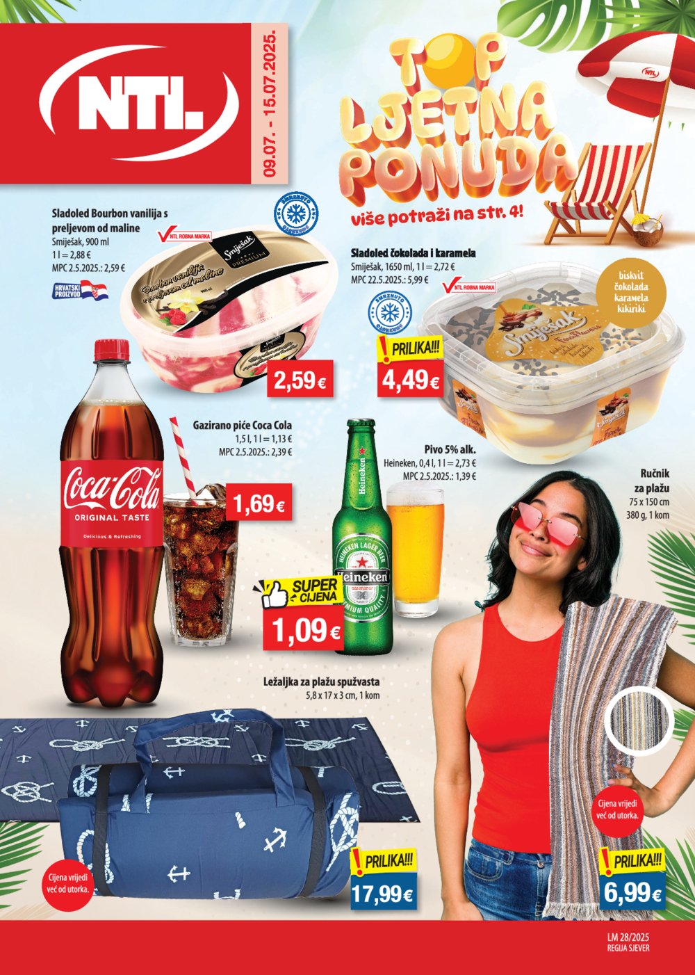 NTL katalog Akcija 09.07.-15.07.2025. Sjever