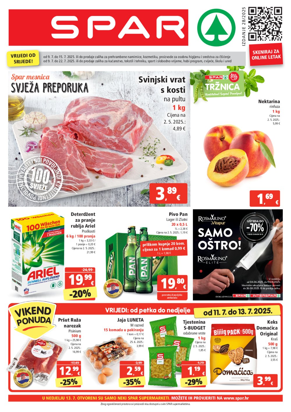 SPAR katalog Akcija 09.07.-15.07.2025.