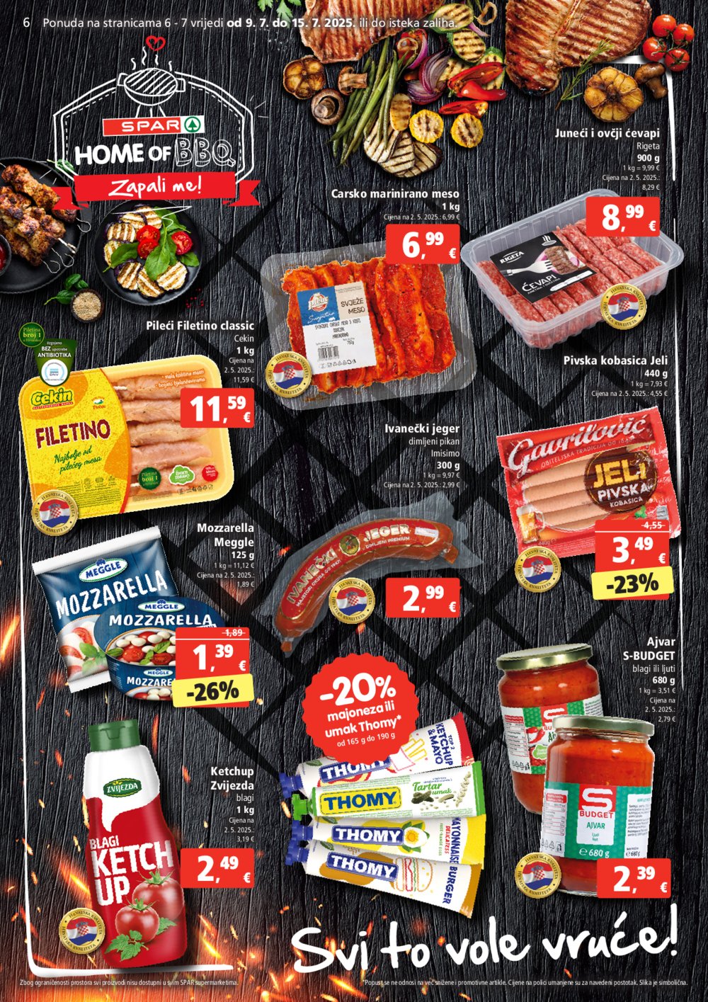SPAR katalog Akcija 09.07.-15.07.2025.