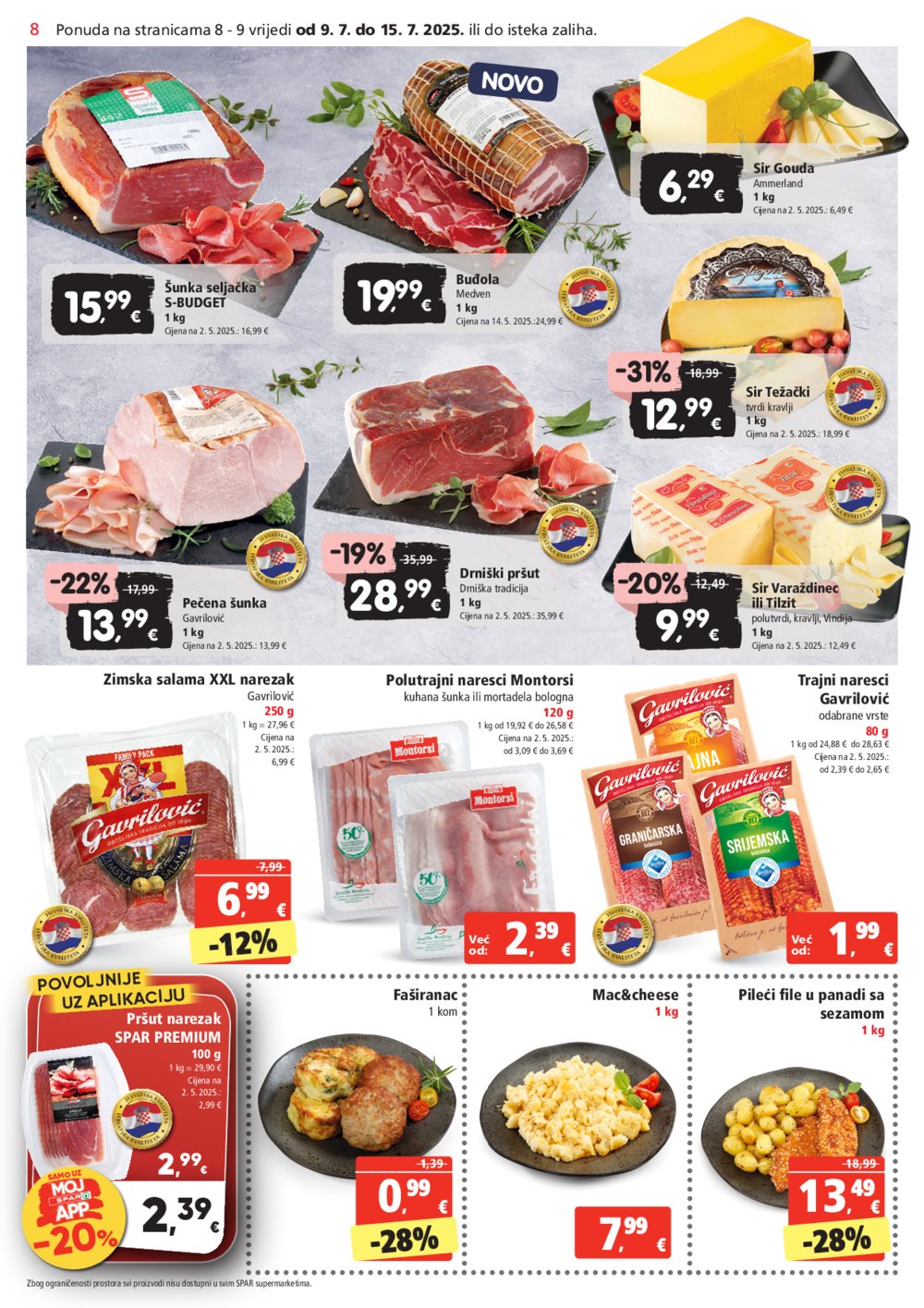 SPAR katalog Akcija 09.07.-15.07.2025.