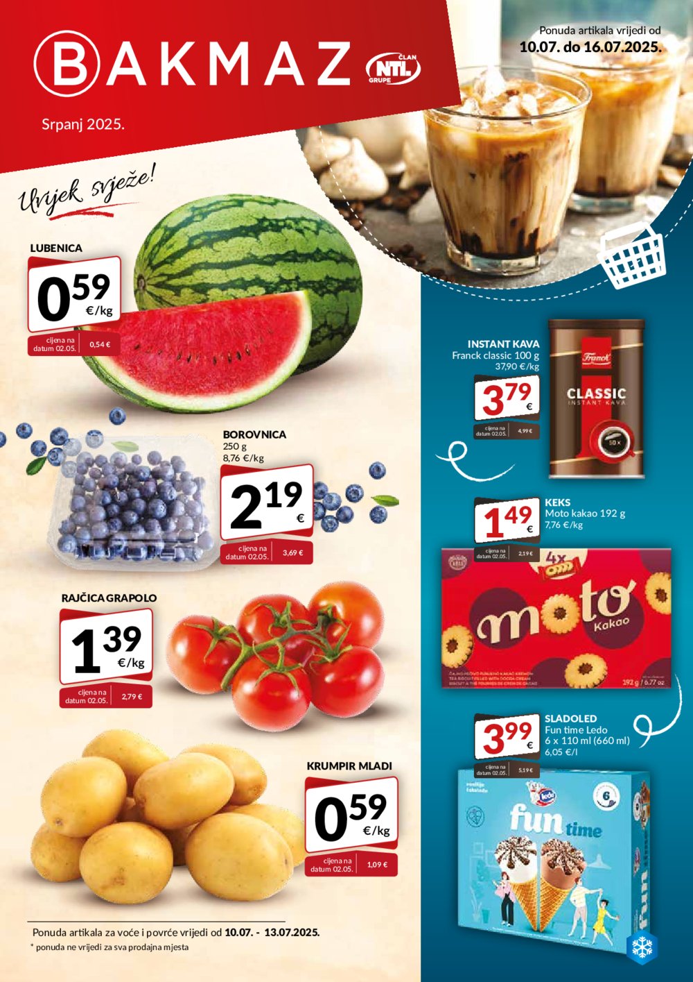 Bakmaz katalog Akcija 10.07.-16.07.2025.
