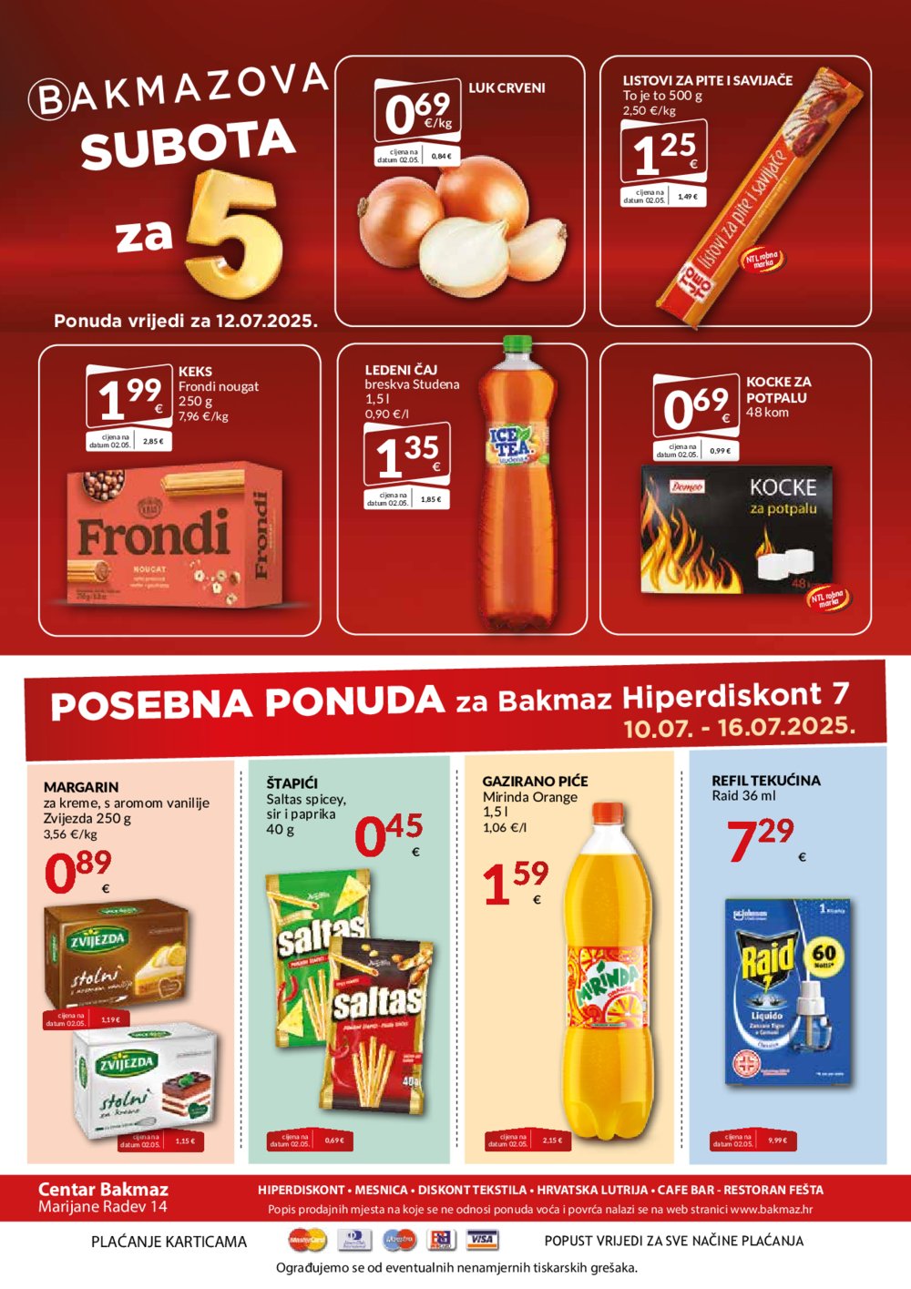 Bakmaz katalog Akcija 10.07.-16.07.2025.