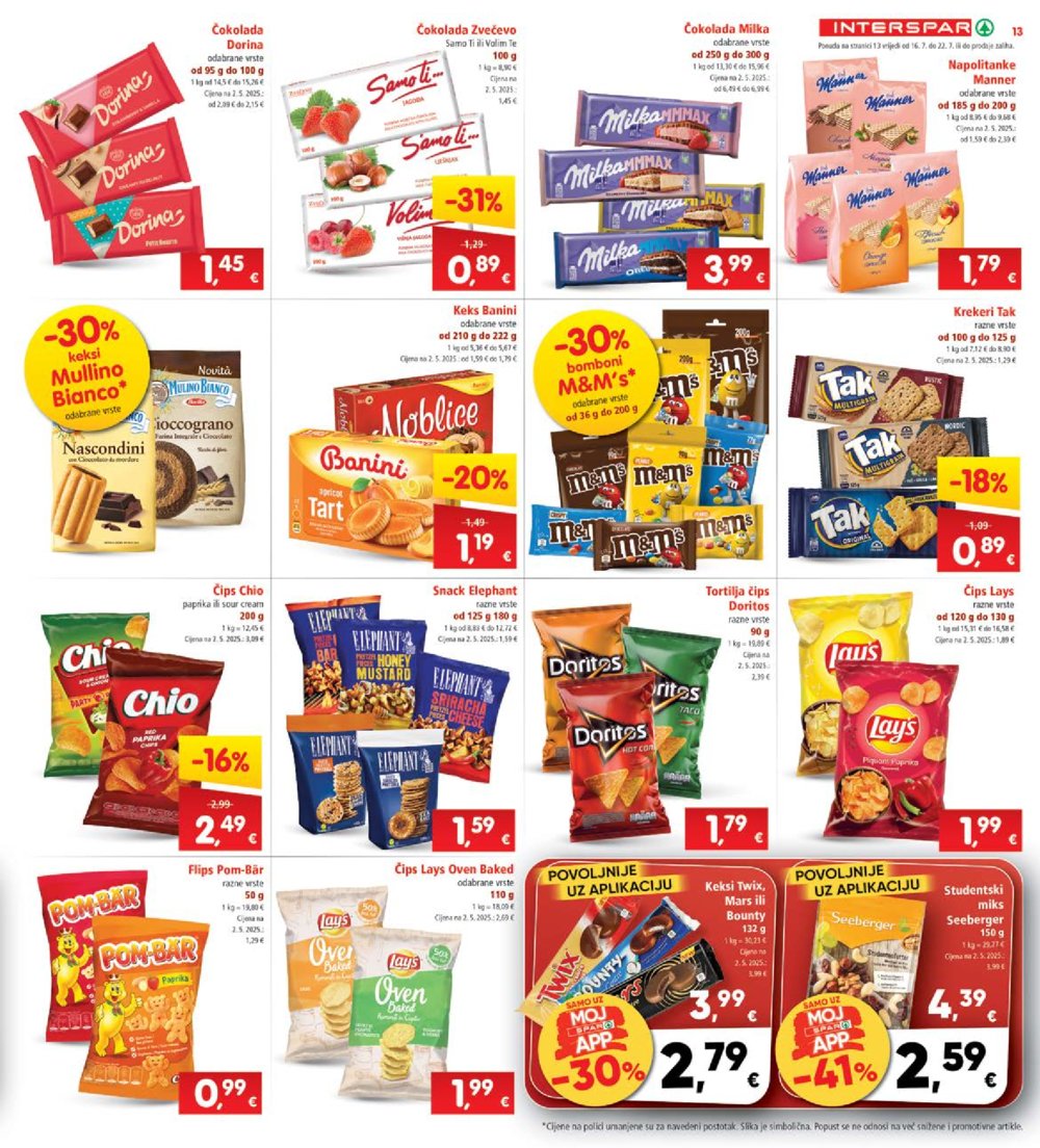 INTERSPAR katalog Akcija 16.07.-22.07.2025.