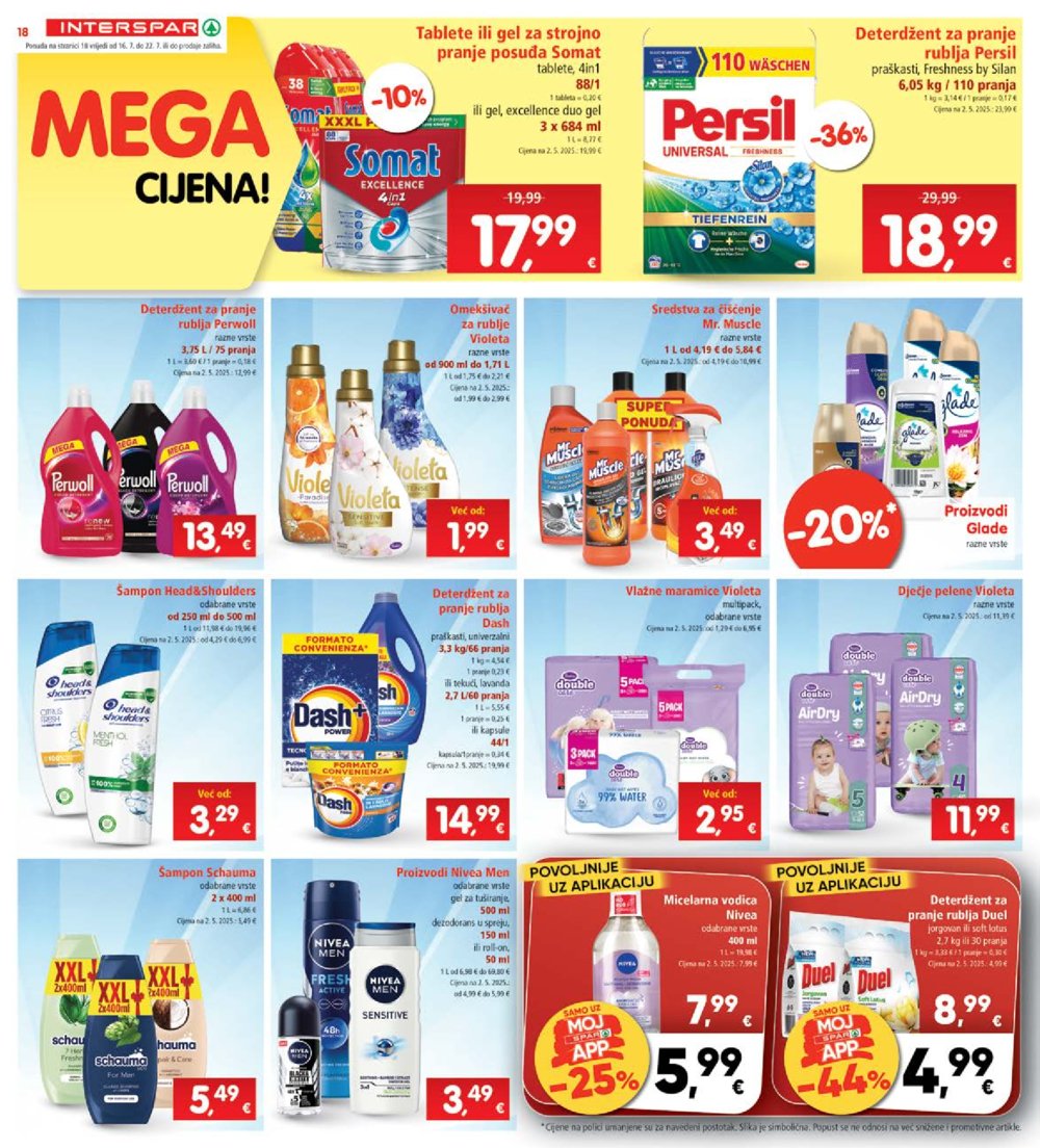 INTERSPAR katalog Akcija 16.07.-22.07.2025.
