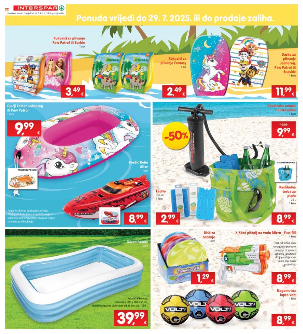 INTERSPAR katalog Akcija 16.07.-22.07.2025.
