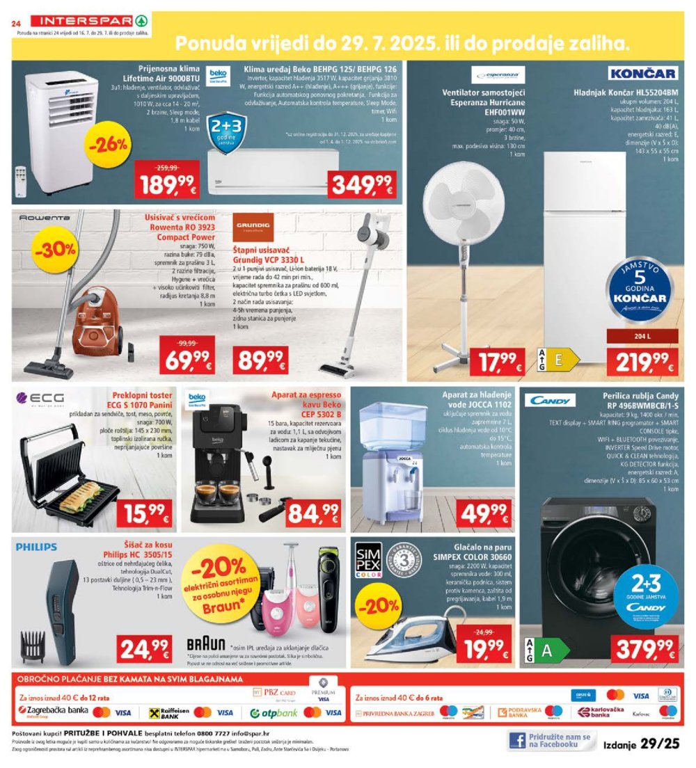 INTERSPAR katalog Akcija 16.07.-22.07.2025.