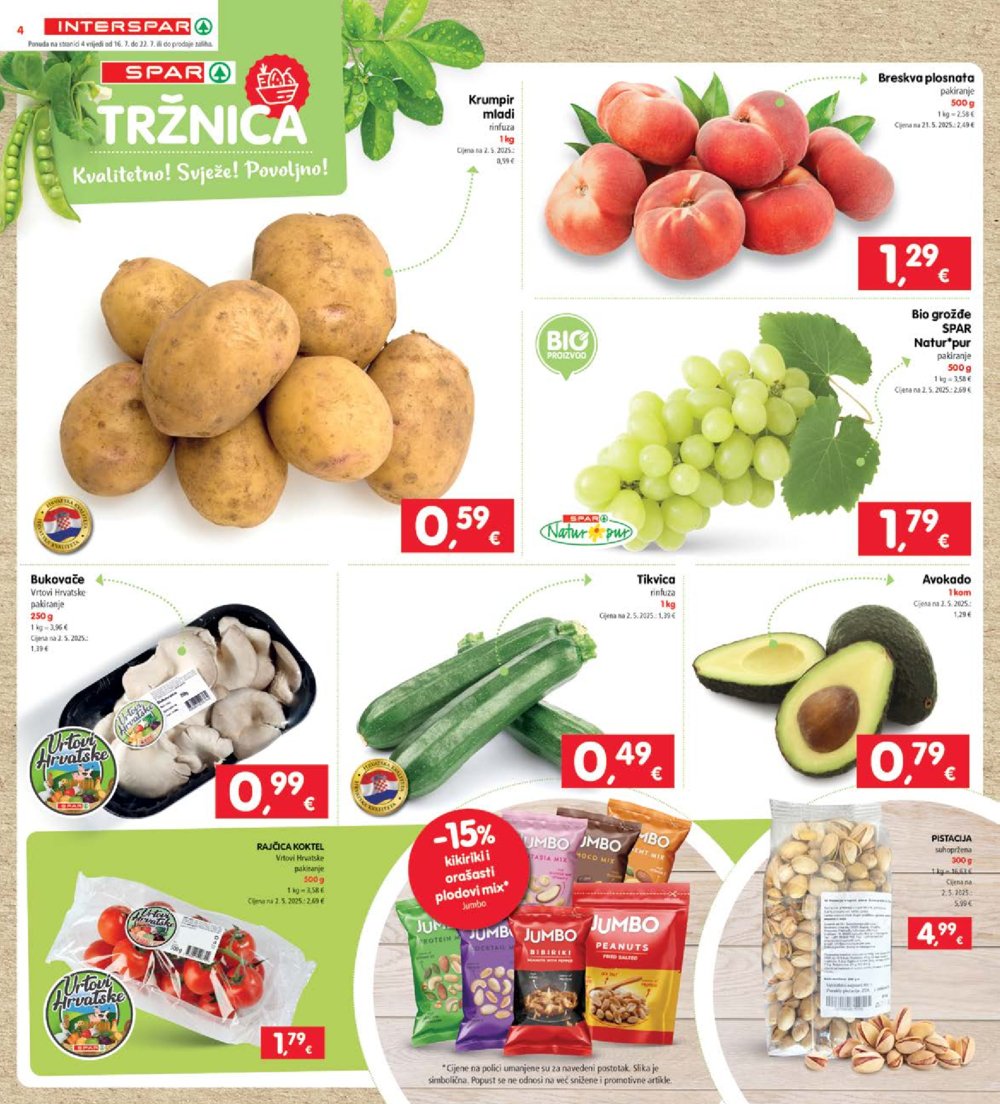 INTERSPAR katalog Akcija 16.07.-22.07.2025.